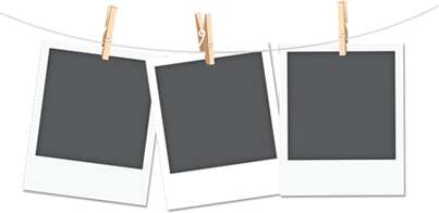 Photo hanger with frames